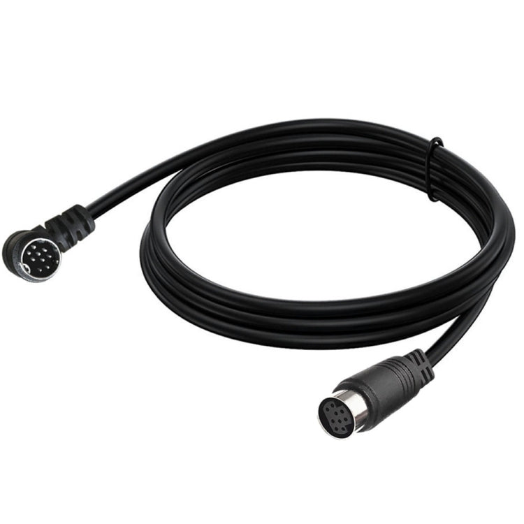 Curved mini DIN 9 Pin Male to Female TV Box Adapter Cable, Length:3m(Black) - Others by PMC TechLife | Online Shopping South Africa | PMC TechLife | Buy Now Pay Later Mobicred