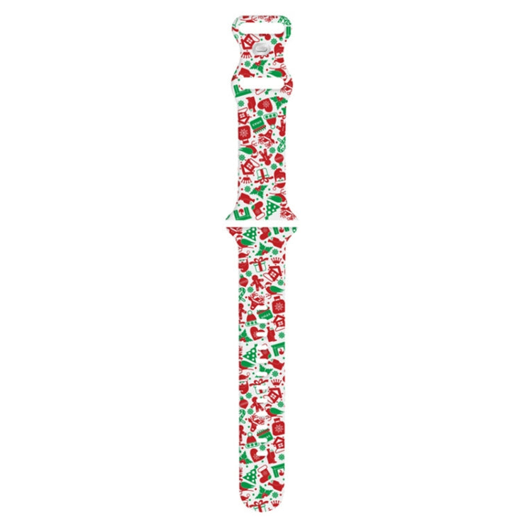 For Apple Watch 46mm / 49mm / 45mm / 44mm Christmas Pattern Silicone Watch Band(Christmas Gift) - free shipping - PMc TechLife - Order now!