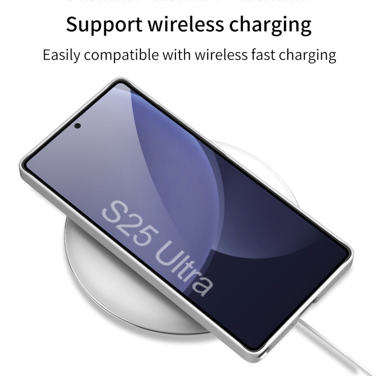 For Samsung Galaxy S25 5G GKK Ultra-thin Holder Phone Case with Pen Slots & Stylus Pen(Silver) - free shipping - PMC Jewellery - Order now!