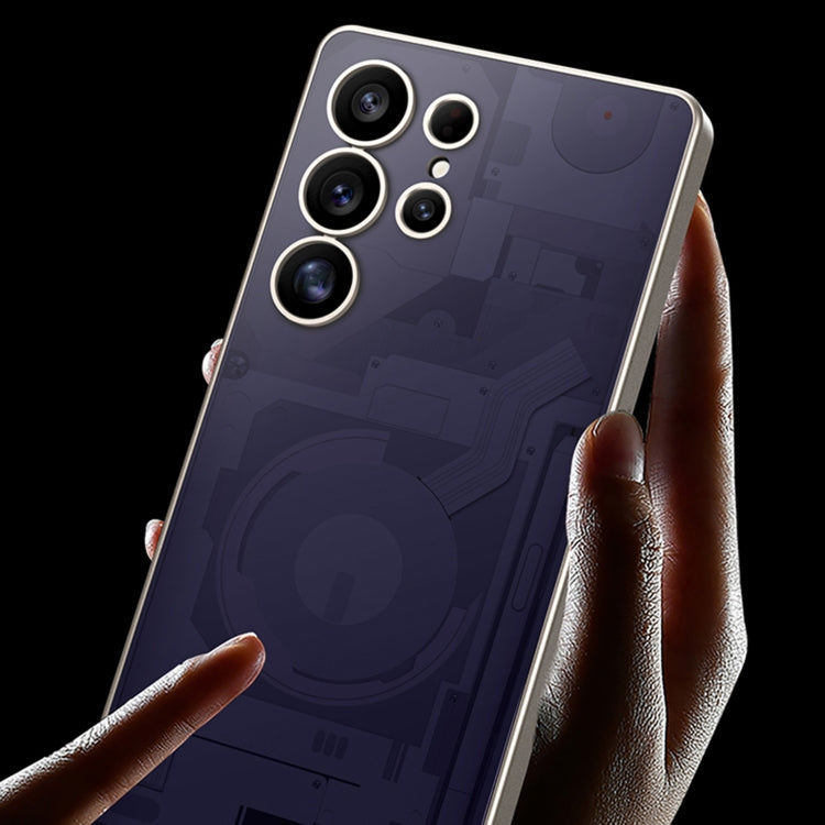 For Samsung Galaxy S25 Ultra 5G GKK AG Craft Skin Feel Circuit Diagram Edition Full Coverage Phone Case(Purple) - Galaxy S25 Ultra 5G Cases by GKK | Online Shopping South Africa | PMC Jewellery | Buy Now Pay Later Mobicred