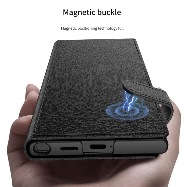 For Samsung Galaxy S25 5G GKK Flip Wallet Leather Phone Case(Carbon Fiber Texture) - Galaxy S25 5G Cases by GKK | Online Shopping South Africa | PMC Jewellery | Buy Now Pay Later Mobicred