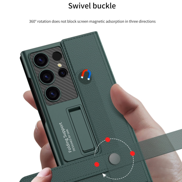 For Samsung Galaxy S25 Ultra 5G GKK Flip Wallet Leather Phone Case, Without Pen(Red) - free shipping - PMC Jewellery - Order now!