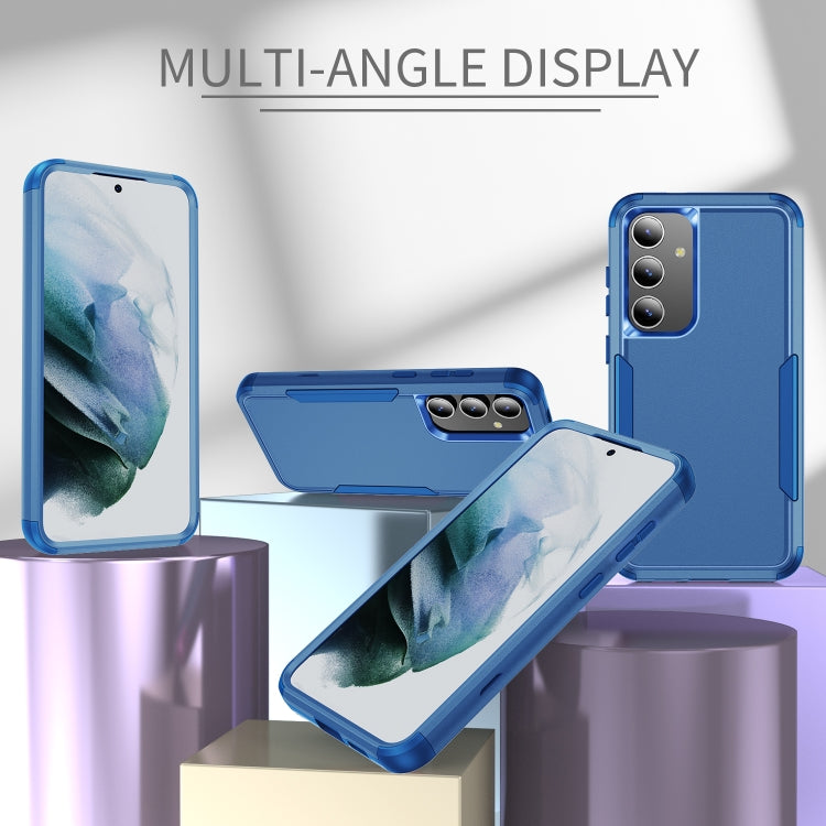 For Samsung Galaxy S25 5G TPU + PC Shockproof Protective Phone Case(Royal Blue) - Galaxy S25 5G Cases by PMC Jewellery | Online Shopping South Africa | PMC Jewellery | Buy Now Pay Later Mobicred