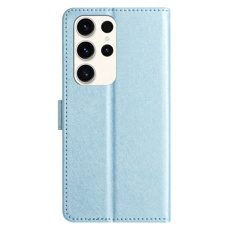 For Samsung Galaxy S25 Ultra 5G Silk Texture Horizontal Flip Leather Phone Case(Light Blue) - Galaxy S25 Ultra 5G Cases by PMC Jewellery | Online Shopping South Africa | PMC Jewellery | Buy Now Pay Later Mobicred