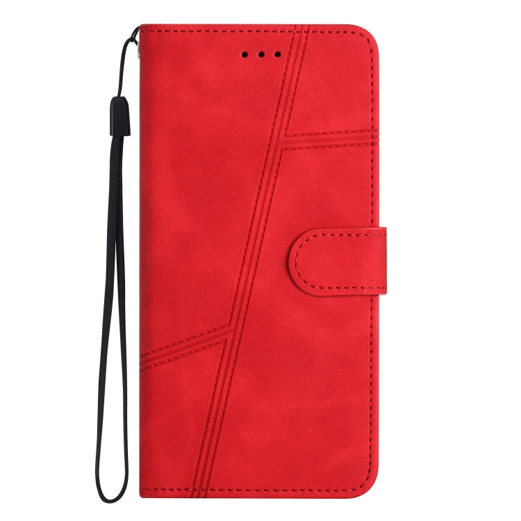 For Samsung Galaxy S25 Ultra 5G Skin-feel Stitching Leather Phone Case(Red) - Galaxy S25 Ultra 5G Cases by PMC Jewellery | Online Shopping South Africa | PMC Jewellery | Buy Now Pay Later Mobicred