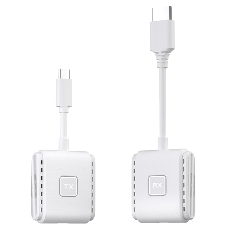 G128 1080P 60Hz Wireless HD Screen Projector Transmitter and Receiver Kit(White) - Wireless Display Dongle by PMC TechLife | Online Shopping South Africa | PMC TechLife | Buy Now Pay Later Mobicred