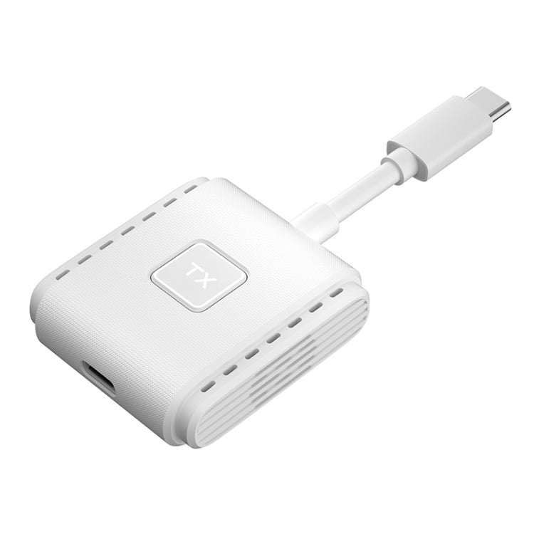 G128 1080P 60Hz Wireless HD Screen Projector Transmitter and Receiver Kit(White) - Wireless Display Dongle by PMC TechLife | Online Shopping South Africa | PMC TechLife | Buy Now Pay Later Mobicred