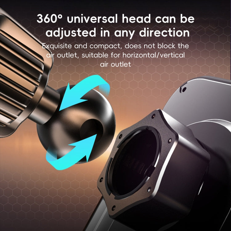 RBS PH19 Ultra-thin Magnetic Car Air Outlet Phone Holder(Pale Blue) - Universal Car Holders by PMC Jewellery | Online Shopping South Africa | PMC Jewellery | Buy Now Pay Later Mobicred