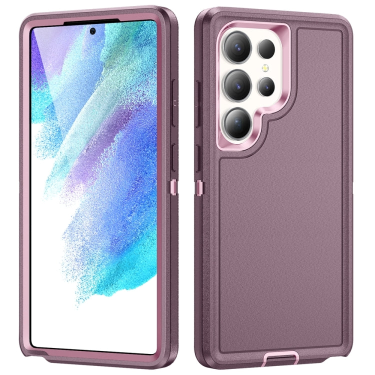 For Samsung Galaxy S25 Ultra 5G Life Water-resistant Rugged Phone Case(Purple + Pink) - Galaxy S25 Ultra 5G Cases by PMC Jewellery | Online Shopping South Africa | PMC Jewellery | Buy Now Pay Later Mobicred