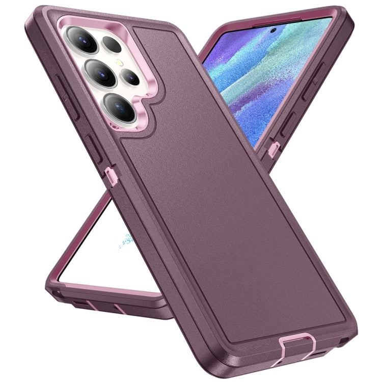 For Samsung Galaxy S25 Ultra 5G Life Water-resistant Rugged Phone Case(Purple + Pink) - Galaxy S25 Ultra 5G Cases by PMC Jewellery | Online Shopping South Africa | PMC Jewellery | Buy Now Pay Later Mobicred