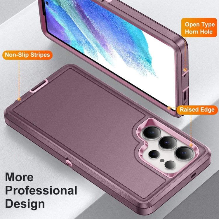For Samsung Galaxy S25 Ultra 5G Life Water-resistant Rugged Phone Case(Purple + Pink) - Galaxy S25 Ultra 5G Cases by PMC Jewellery | Online Shopping South Africa | PMC Jewellery | Buy Now Pay Later Mobicred