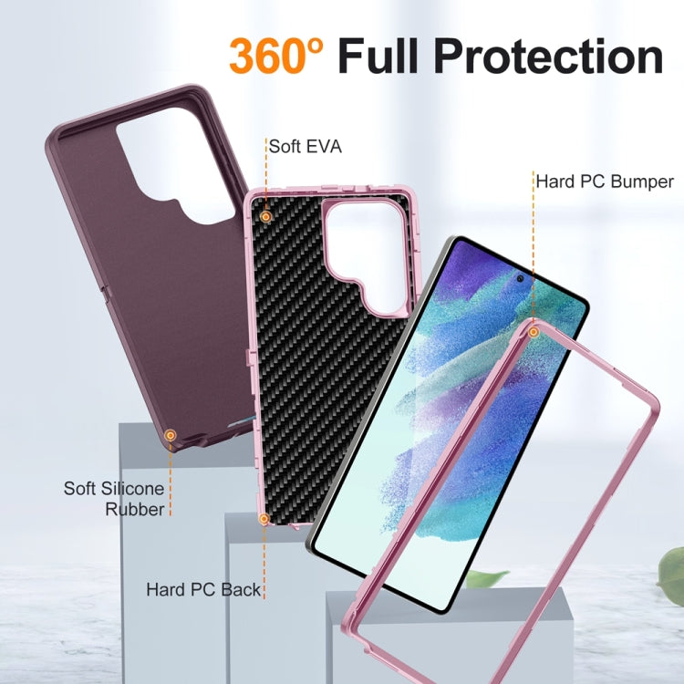 For Samsung Galaxy S25 Ultra 5G Life Water-resistant Rugged Phone Case(Purple + Pink) - Galaxy S25 Ultra 5G Cases by PMC Jewellery | Online Shopping South Africa | PMC Jewellery | Buy Now Pay Later Mobicred