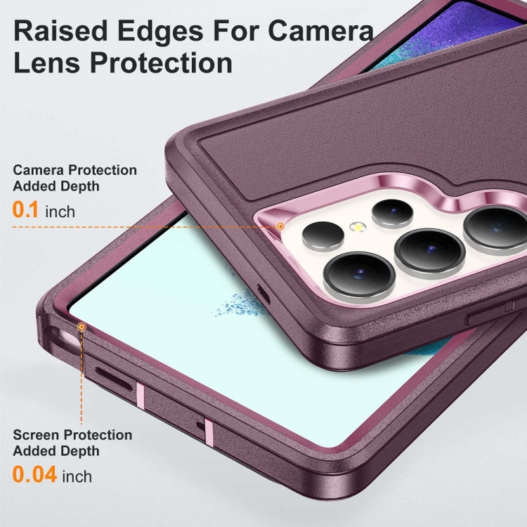 For Samsung Galaxy S25 Ultra 5G Life Water-resistant Rugged Phone Case(Purple + Pink) - Galaxy S25 Ultra 5G Cases by PMC Jewellery | Online Shopping South Africa | PMC Jewellery | Buy Now Pay Later Mobicred