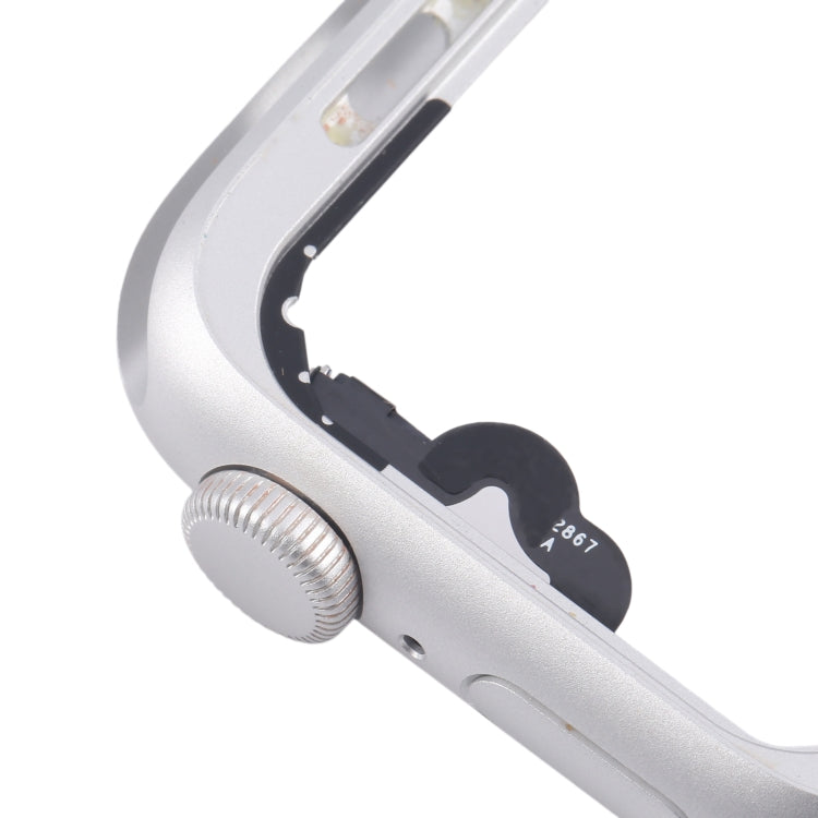 For Apple Watch Series 5 40MM LTE Aluminium Alloy Middle Frame Bezel Plate with Crown Spin Axis Flex Cable(Silver) - Middle Frame by PMC TechLife | Online Shopping South Africa | PMC TechLife | Buy Now Pay Later Mobicred