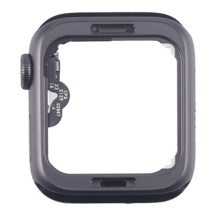 For Apple Watch Series 5 40MM GPS Aluminium Alloy Middle Frame Bezel Plate with Crown Spin Axis Flex Cable(Grey) - Middle Frame by PMC TechLife | Online Shopping South Africa | PMC TechLife | Buy Now Pay Later Mobicred