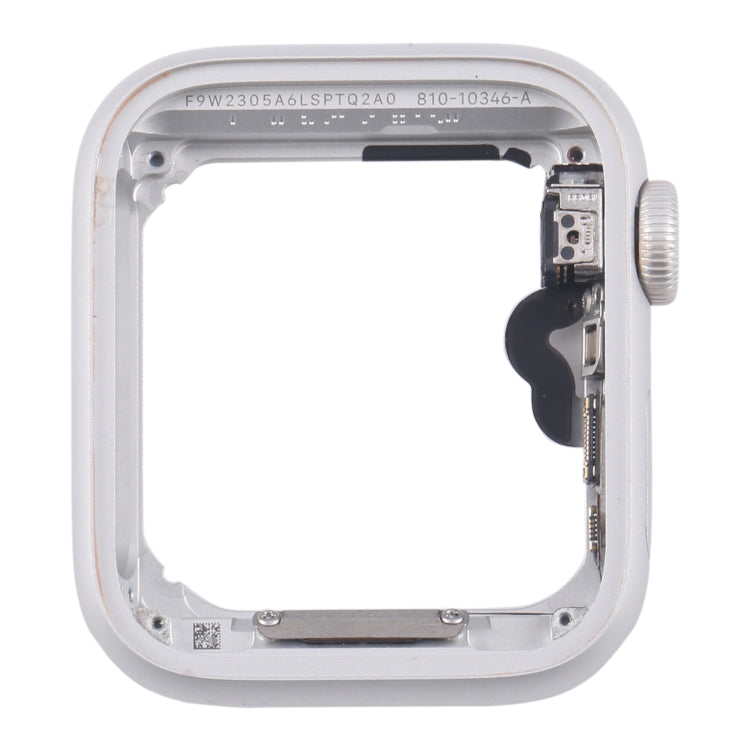 For Apple Watch Series SE 2020 44MM LTE Aluminium Alloy Middle Frame Bezel Plate with Crown Spin Axis Flex Cable(Silver) - Middle Frame by PMC TechLife | Online Shopping South Africa | PMC TechLife | Buy Now Pay Later Mobicred