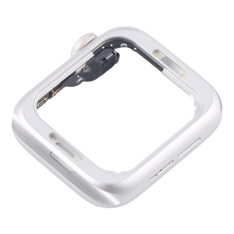 For Apple Watch Series SE 2020 44MM LTE Aluminium Alloy Middle Frame Bezel Plate with Crown Spin Axis Flex Cable(Silver) - Middle Frame by PMC TechLife | Online Shopping South Africa | PMC TechLife | Buy Now Pay Later Mobicred
