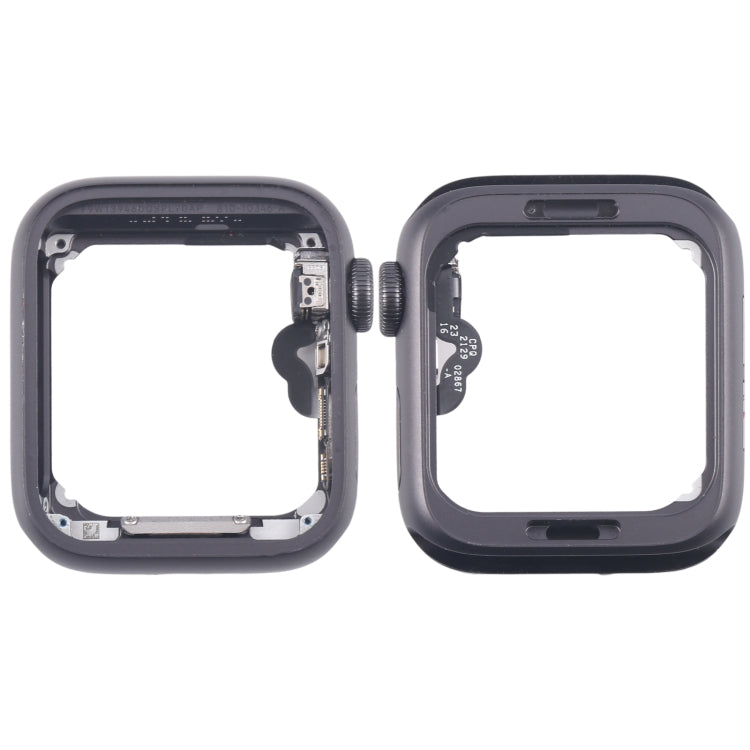 For Apple Watch Series 4 44MM GPS Aluminium Alloy Middle Frame Bezel Plate with Crown Spin Axis Flex Cable(Grey) - Middle Frame by PMC TechLife | Online Shopping South Africa | PMC TechLife | Buy Now Pay Later Mobicred
