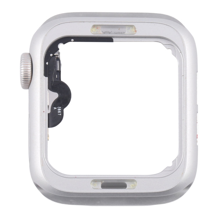 For Apple Watch Series 4 44MM GPS Aluminium Alloy Middle Frame Bezel Plate with Crown Spin Axis Flex Cable(Silver) - Middle Frame by PMC TechLife | Online Shopping South Africa | PMC TechLife | Buy Now Pay Later Mobicred