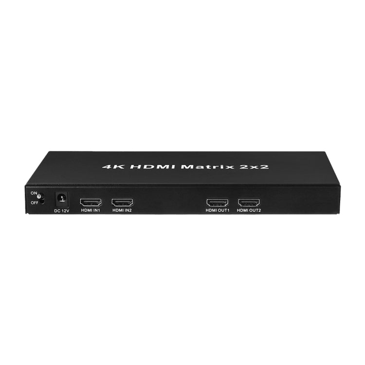 Measy MT4322 4K 30Hz 2 In 2 Out HDMI Matrix Switch Support Seamless Switching, AU Plug(Black) - Switch by Measy | Online Shopping South Africa | PMC TechLife | Buy Now Pay Later Mobicred
