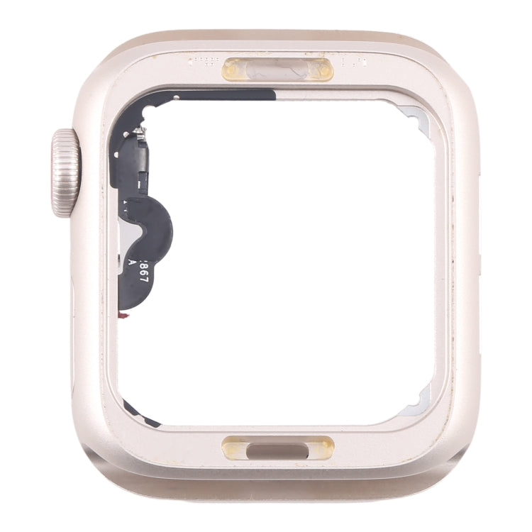 For Apple Watch SE 2022 40MM LTE Aluminium Alloy Middle Frame Bezel Plate with Crown Spin Axis Flex Cable(Starlight) - Middle Frame by PMC TechLife | Online Shopping South Africa | PMC TechLife | Buy Now Pay Later Mobicred