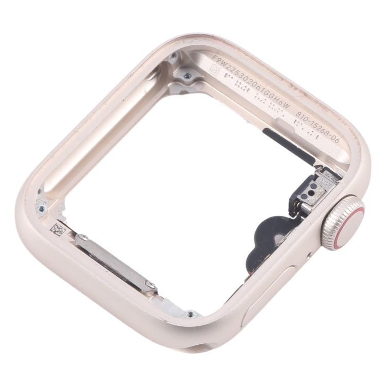 For Apple Watch SE 2022 40MM LTE Aluminium Alloy Middle Frame Bezel Plate with Crown Spin Axis Flex Cable(Starlight) - Middle Frame by PMC TechLife | Online Shopping South Africa | PMC TechLife | Buy Now Pay Later Mobicred