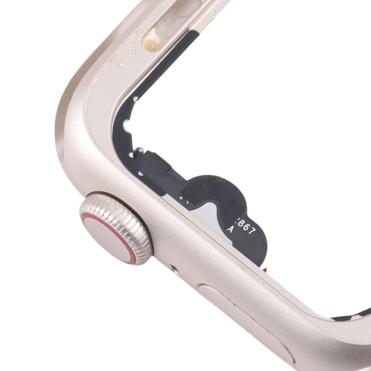 For Apple Watch SE 2022 40MM GPS Aluminium Alloy Middle Frame Bezel Plate with Crown Spin Axis Flex Cable(Starlight) - Middle Frame by PMC TechLife | Online Shopping South Africa | PMC TechLife | Buy Now Pay Later Mobicred