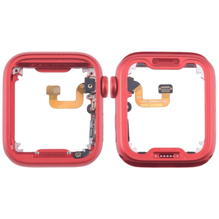 For Apple Watch Series 6 40MM LTE Aluminium Alloy Middle Frame Bezel Plate with Crown Spin Axis Flex Cable(Red) - Middle Frame by PMC TechLife | Online Shopping South Africa | PMC TechLife | Buy Now Pay Later Mobicred