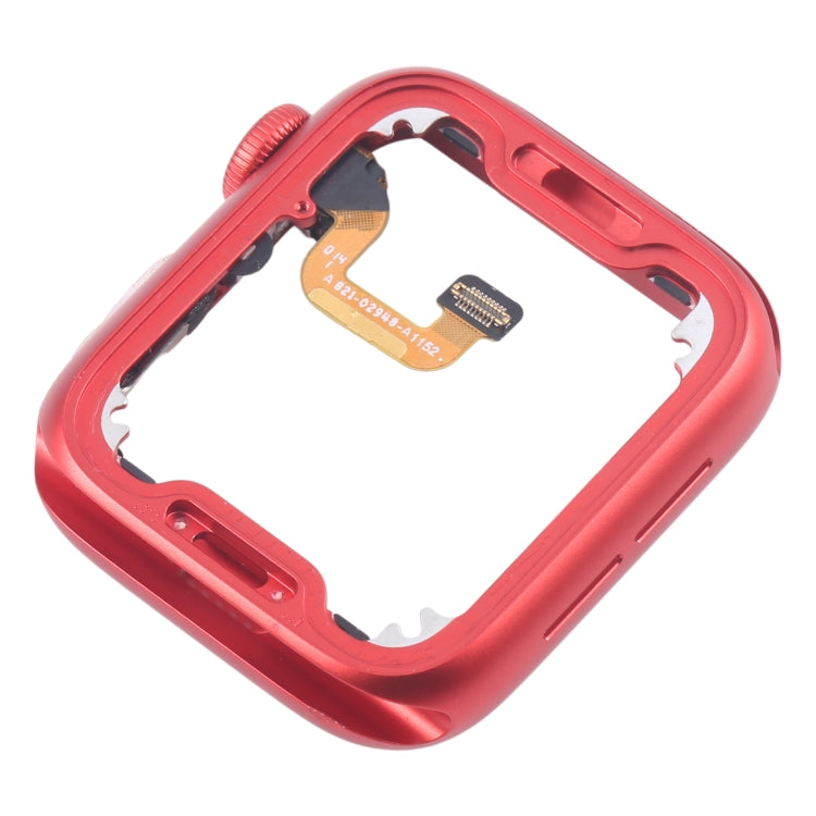 For Apple Watch Series 6 40MM LTE Aluminium Alloy Middle Frame Bezel Plate with Crown Spin Axis Flex Cable(Red) - Middle Frame by PMC TechLife | Online Shopping South Africa | PMC TechLife | Buy Now Pay Later Mobicred