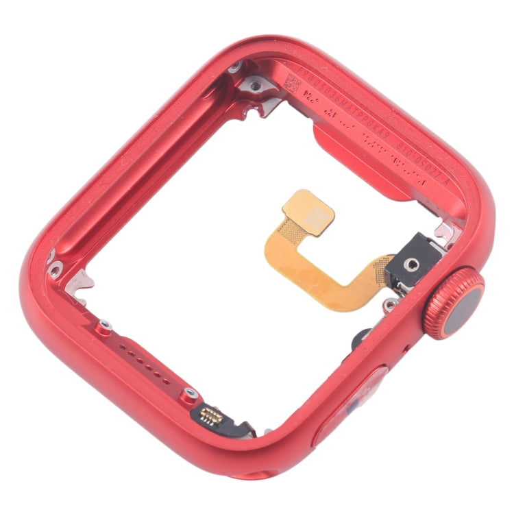 For Apple Watch Series 6 40MM LTE Aluminium Alloy Middle Frame Bezel Plate with Crown Spin Axis Flex Cable(Red) - Middle Frame by PMC TechLife | Online Shopping South Africa | PMC TechLife | Buy Now Pay Later Mobicred
