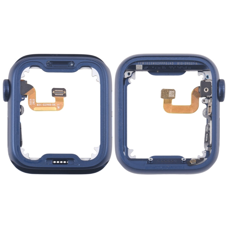For Apple Watch Series 6 40MM LTE Aluminium Alloy Middle Frame Bezel Plate with Crown Spin Axis Flex Cable(Blue) - Middle Frame by PMC TechLife | Online Shopping South Africa | PMC TechLife | Buy Now Pay Later Mobicred