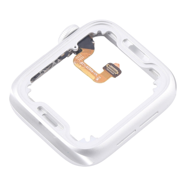 For Apple Watch Series 6 44MM LTE Aluminium Alloy Middle Frame Bezel Plate with Crown Spin Axis Flex Cable(Silver) - Middle Frame by PMC TechLife | Online Shopping South Africa | PMC TechLife | Buy Now Pay Later Mobicred