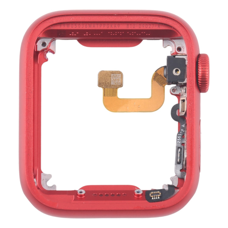 For Apple Watch Series 6 44MM LTE Aluminium Alloy Middle Frame Bezel Plate with Crown Spin Axis Flex Cable(Red) - Middle Frame by PMC TechLife | Online Shopping South Africa | PMC TechLife | Buy Now Pay Later Mobicred