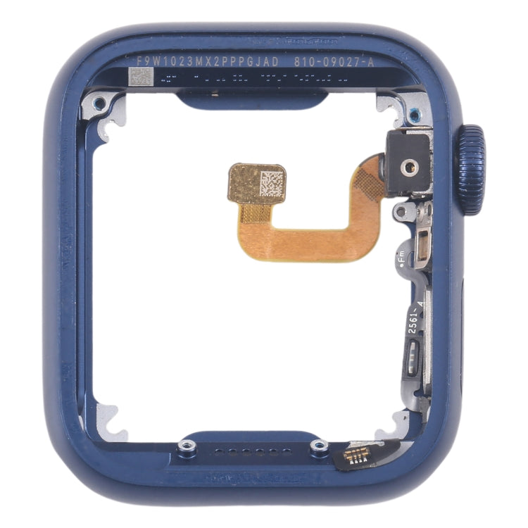 For Apple Watch Series 6 44MM LTE Aluminium Alloy Middle Frame Bezel Plate with Crown Spin Axis Flex Cable(Blue) - Middle Frame by PMC TechLife | Online Shopping South Africa | PMC TechLife | Buy Now Pay Later Mobicred