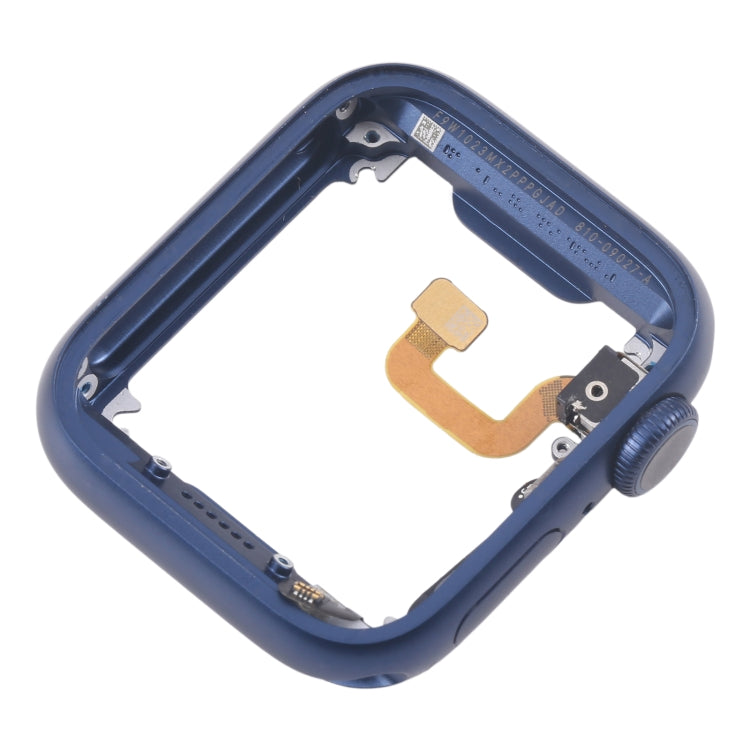 For Apple Watch Series 6 44MM LTE Aluminium Alloy Middle Frame Bezel Plate with Crown Spin Axis Flex Cable(Blue) - Middle Frame by PMC TechLife | Online Shopping South Africa | PMC TechLife | Buy Now Pay Later Mobicred