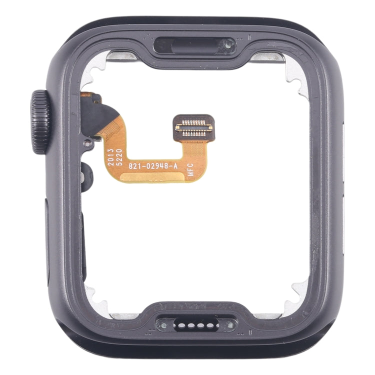 For Apple Watch Series 6 40MM GPS Aluminium Alloy Middle Frame Bezel Plate with Crown Spin Axis Flex Cable(Grey) - Middle Frame by PMC TechLife | Online Shopping South Africa | PMC TechLife | Buy Now Pay Later Mobicred