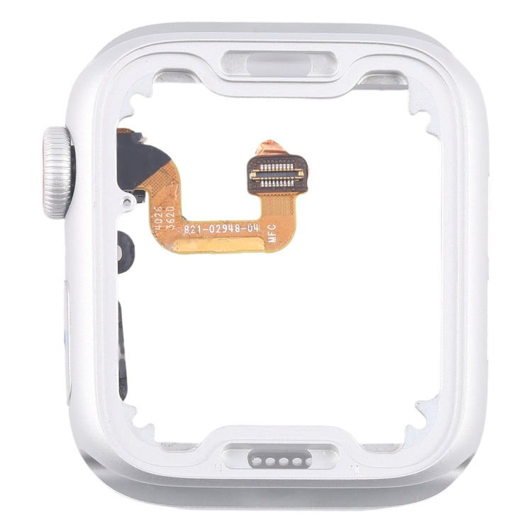 For Apple Watch Series 6 40MM GPS Aluminium Alloy Middle Frame Bezel Plate with Crown Spin Axis Flex Cable(Silver) - Middle Frame by PMC TechLife | Online Shopping South Africa | PMC TechLife | Buy Now Pay Later Mobicred