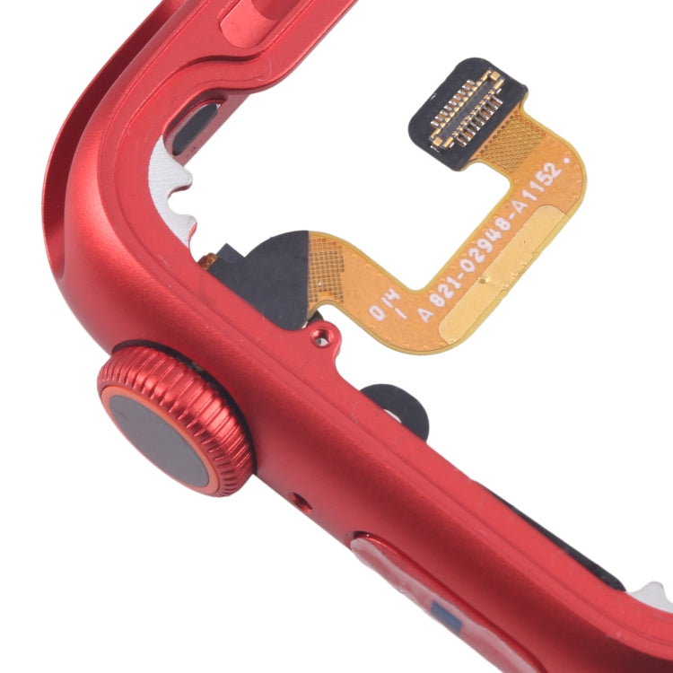 For Apple Watch Series 6 40MM GPS Aluminium Alloy Middle Frame Bezel Plate with Crown Spin Axis Flex Cable(Red) - Middle Frame by PMC TechLife | Online Shopping South Africa | PMC TechLife | Buy Now Pay Later Mobicred
