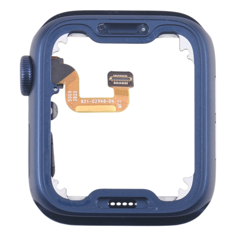 For Apple Watch Series 6 40MM GPS Aluminium Alloy Middle Frame Bezel Plate with Crown Spin Axis Flex Cable(Blue) - Middle Frame by PMC TechLife | Online Shopping South Africa | PMC TechLife | Buy Now Pay Later Mobicred