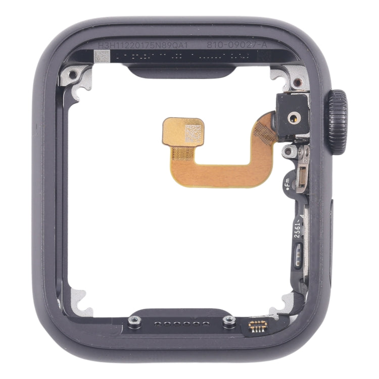 For Apple Watch Series 6 44MM GPS Aluminium Alloy Middle Frame Bezel Plate with Crown Spin Axis Flex Cable(Grey) - Middle Frame by PMC TechLife | Online Shopping South Africa | PMC TechLife | Buy Now Pay Later Mobicred