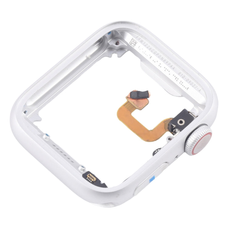 For Apple Watch Series 6 44MM GPS Aluminium Alloy Middle Frame Bezel Plate with Crown Spin Axis Flex Cable(Silver) - Middle Frame by PMC TechLife | Online Shopping South Africa | PMC TechLife | Buy Now Pay Later Mobicred
