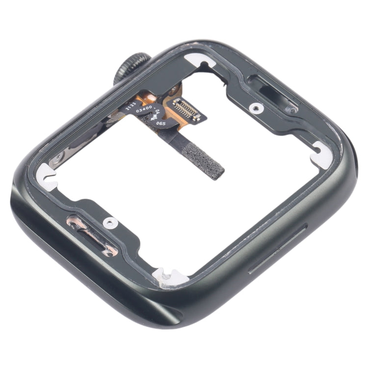 For Apple Watch Series 7 41MM LTE Aluminium Alloy Middle Frame Bezel Plate with Crown Spin Axis Flex Cable(Green) - Middle Frame by PMC TechLife | Online Shopping South Africa | PMC TechLife | Buy Now Pay Later Mobicred