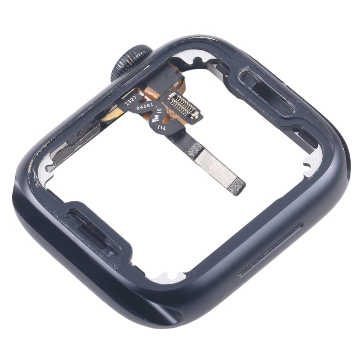 For Apple Watch Series 7 / 8 / 9 45MM LTE Aluminium Alloy Middle Frame Bezel Plate with Crown Spin Axis Flex Cable(Midnight) - Middle Frame by PMC TechLife | Online Shopping South Africa | PMC TechLife | Buy Now Pay Later Mobicred