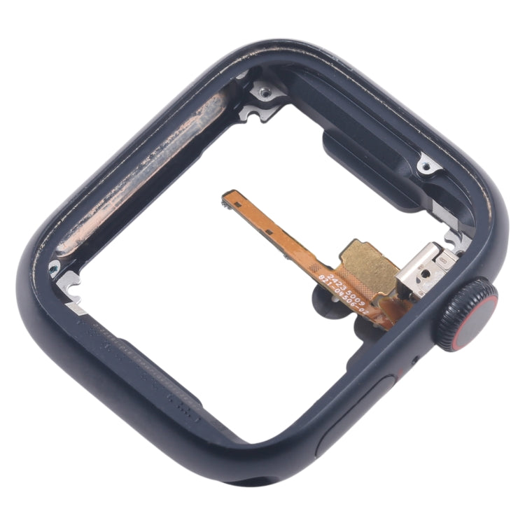 For Apple Watch Series 7 / 8 / 9 41MM GPS Aluminium Alloy Middle Frame Bezel Plate with Crown Spin Axis Flex Cable(Midnight) - Middle Frame by PMC TechLife | Online Shopping South Africa | PMC TechLife | Buy Now Pay Later Mobicred