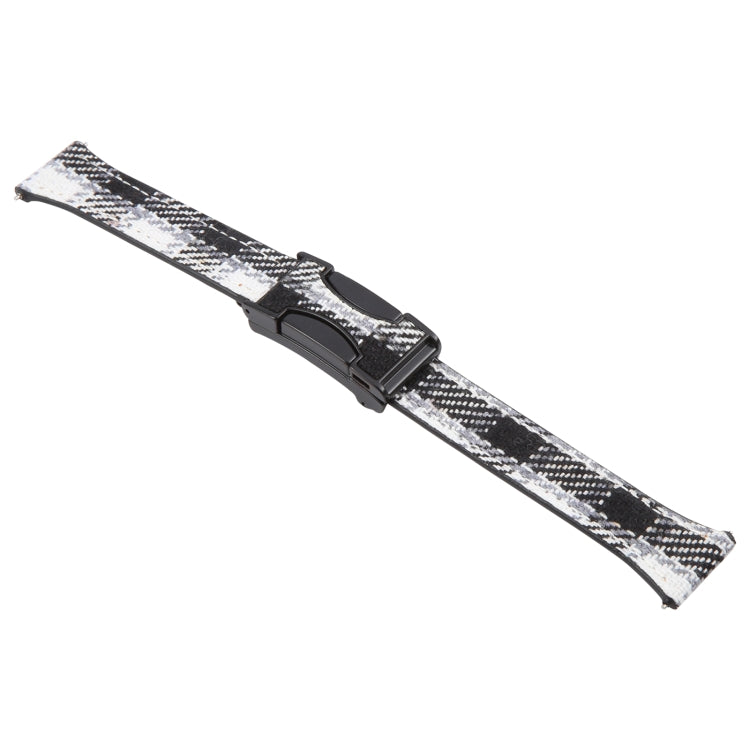22mm Universal Slim Magnetic Buckle Napped Fabric Leather Watch Band(Grey) - free shipping - PMc TechLife - Order now!