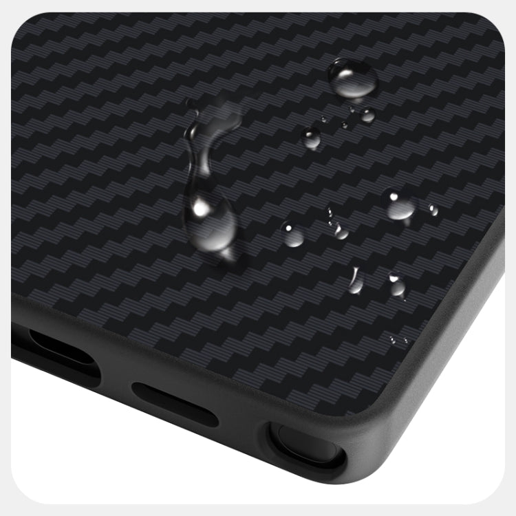 For Samsung Galaxy S25+ 5G / S24+ 5G ABEEL C Carbon Fiber Series 6D Micro Relief MagSafe Phone Case(Black) - Galaxy S25+ 5G Cases by PMC TechLife | Online Shopping South Africa | PMC TechLife | Buy Now Pay Later Mobicred