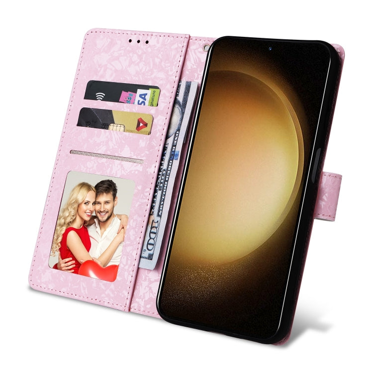 For Samsung Galaxy S25+ 5G Bronzing Painting RFID Leather Phone Case(Yellow Daisy) - Galaxy S25+ 5G Cases by PMC Jewellery | Online Shopping South Africa | PMC Jewellery | Buy Now Pay Later Mobicred