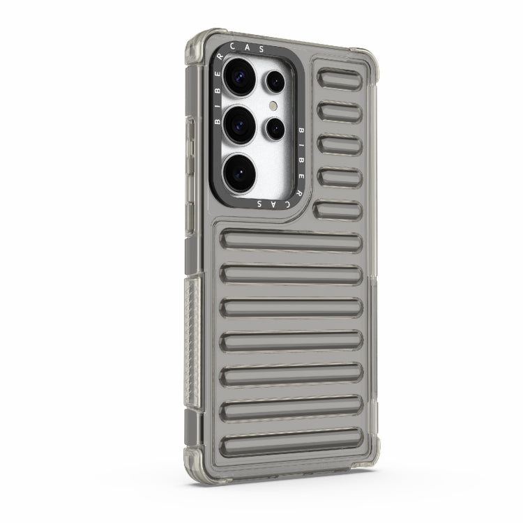 For Samsung Galaxy S25 Ultra 5G High Transparency TPU Hybrid PC Airbag Phone Case(Transparent Black) - Galaxy S25 Ultra 5G Cases by PMC Jewellery | Online Shopping South Africa | PMC Jewellery | Buy Now Pay Later Mobicred