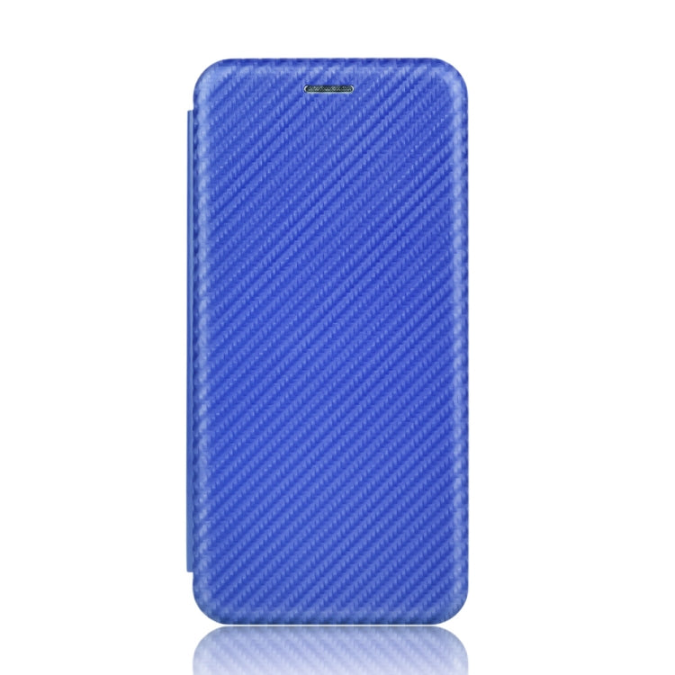 For Blackview A80 Carbon Fiber Texture Horizontal Flip TPU + PC + PU Leather Case with Card Slot(Blue) - More Brand by PMC TechLife | Online Shopping South Africa | PMC TechLife | Buy Now Pay Later Mobicred