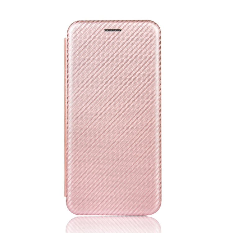 For Blackview BV5500 / BV5500 Pro / BV5500 Plus Carbon Fiber Texture Horizontal Flip TPU + PC + PU Leather Case with Card Slot(Pink) - More Brand by PMC TechLife | Online Shopping South Africa | PMC TechLife | Buy Now Pay Later Mobicred
